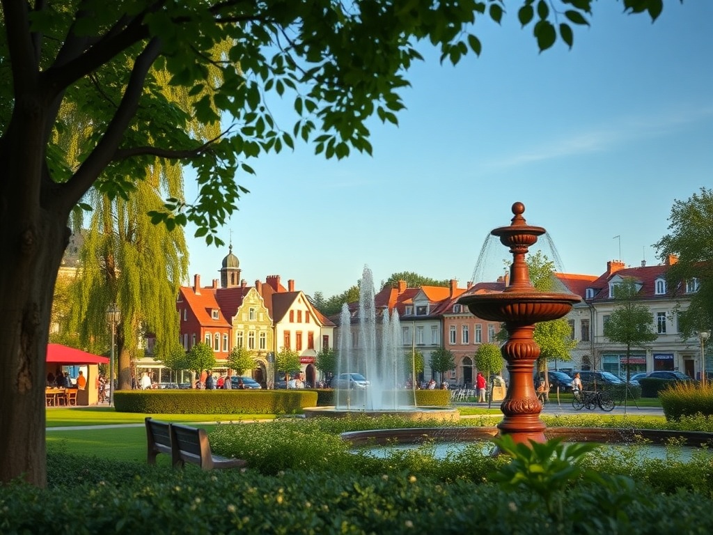 Piknik w Parku Fontann w Warszawie – uczestnicy cieszą się atrakcjami na trawie