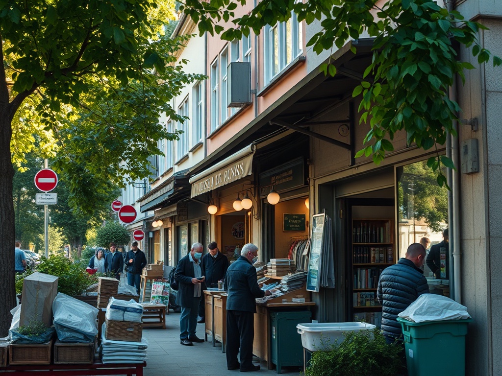 Plakat informacyjny o dotacjach na likwidację szamb w Warszawie, podkreślający ekologiczne korzyści