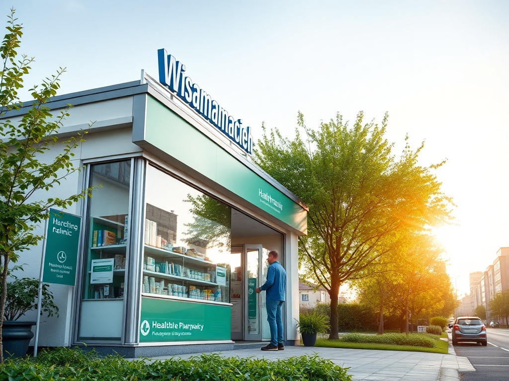 Grafika przedstawiająca symbol medyczny z tekstem o kolejkach do specjalistów w Warszawie w 2026 roku.