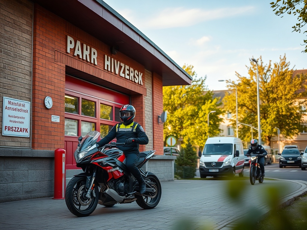 Miejsce wypadku motocyklisty na trasie S7 w Warszawie